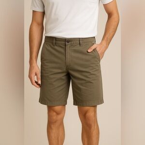 Wear First Men’s Khaki Cotton Nylon Casual Shorts Size 30